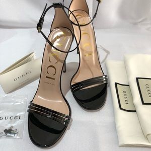 Authentic Gucci Patent Leather Sandal